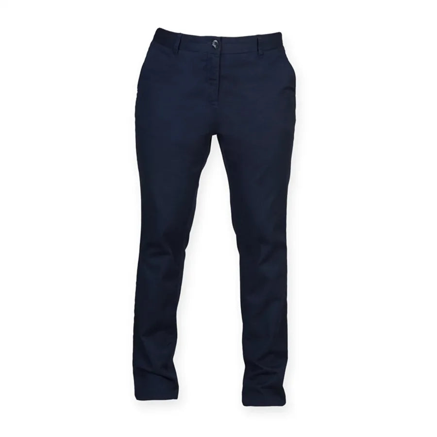 Women's stretch chinos Navy