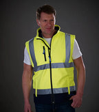 Hi vis softshell gilet (HV006) Yellow