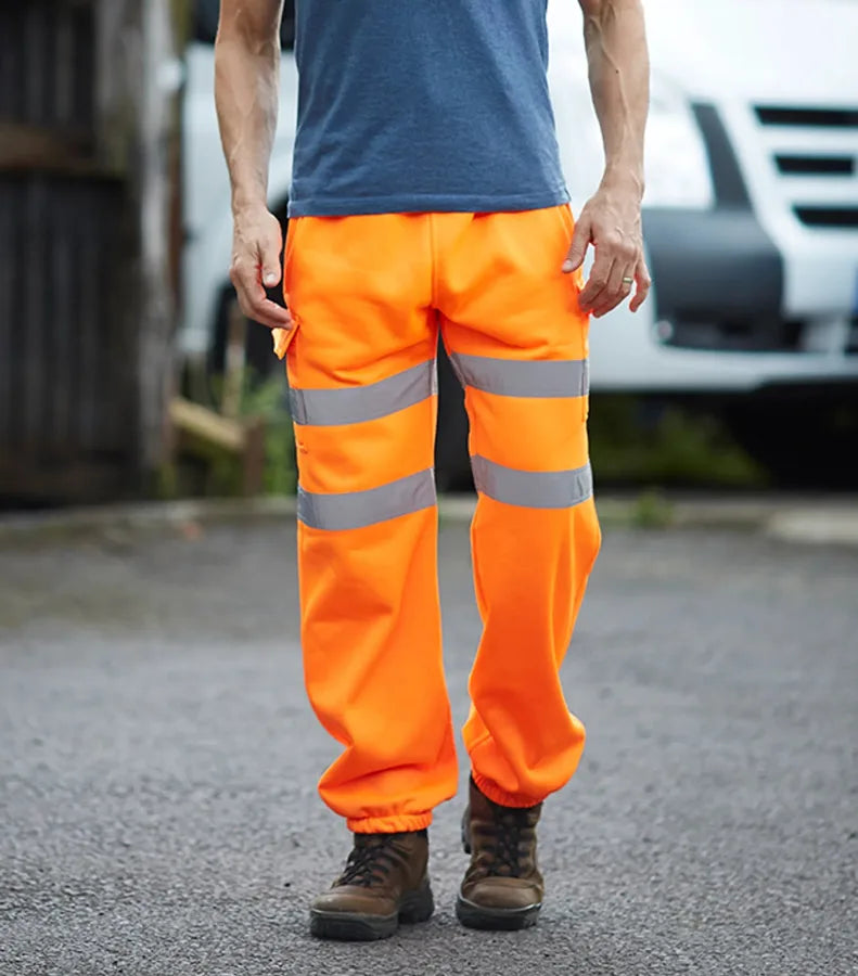 Hi vis jogging pants (HV016T) Navy