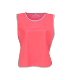 Hi vis reflective border tabard (HVJ259) FluoPink