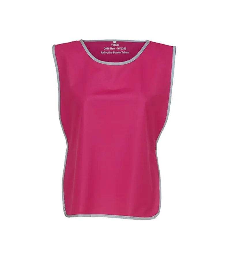 Hi vis reflective border tabard (HVJ259) Raspberry
