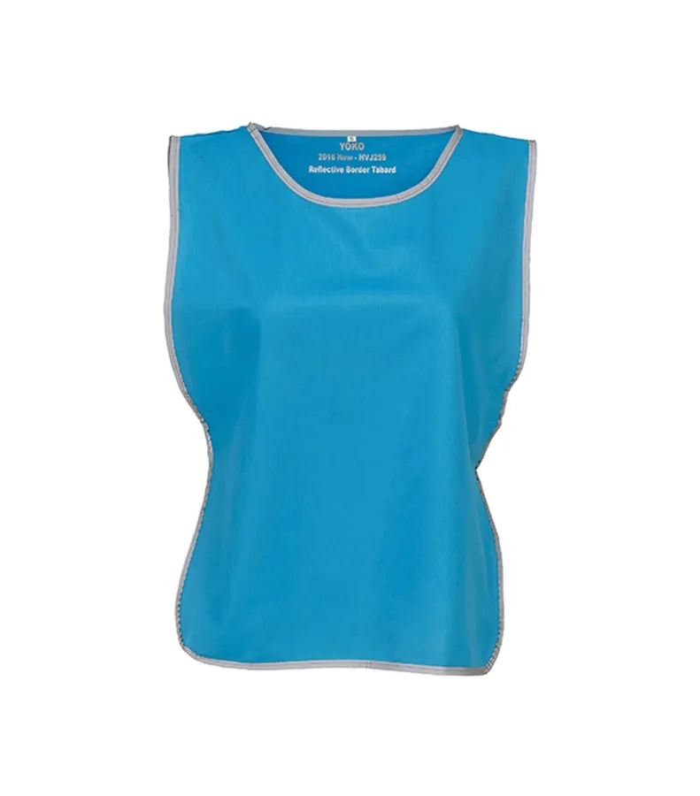Hi vis reflective border tabard (HVJ259) Sapphire