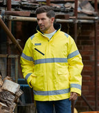 Hi Vis Fontaine Storm Jacket (HVP309) HiVisYellow/Navy