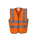 Kids hi vis 2 b&b waistcoat Orange