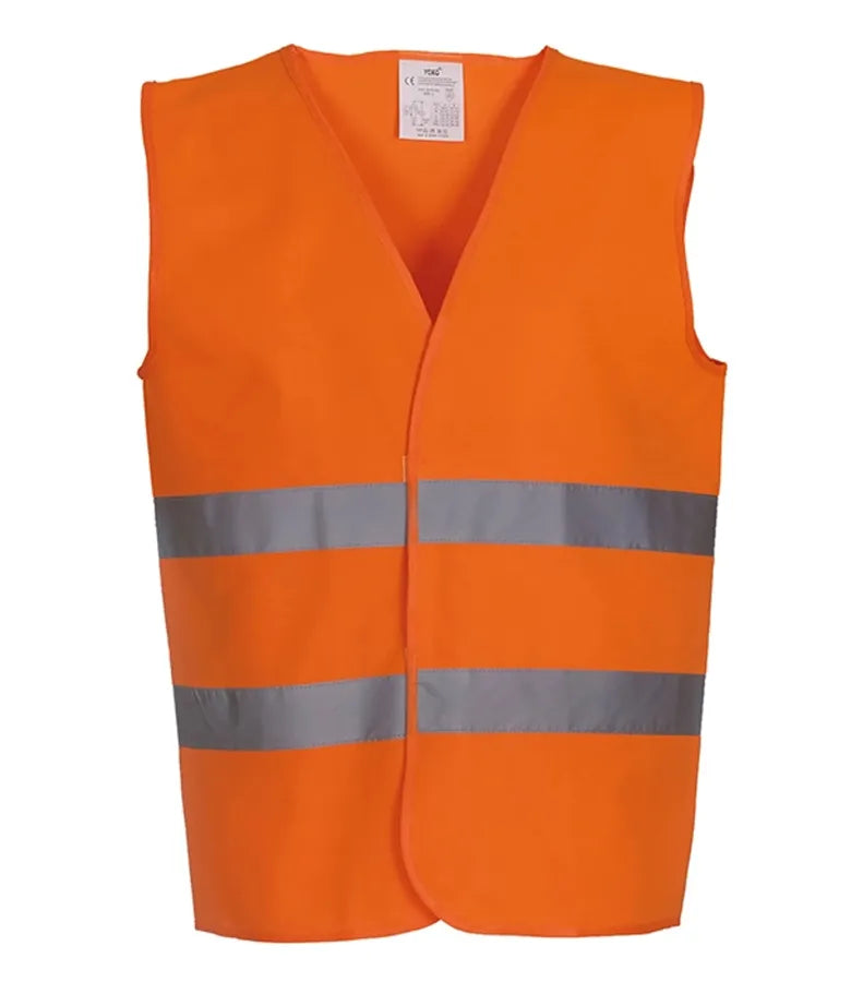 Hi vis 2 band waistcoat (HVW102) Orange