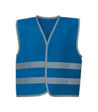 Hi vis reflective border kids waistcoat (HVW102CH) RoyalBlue
