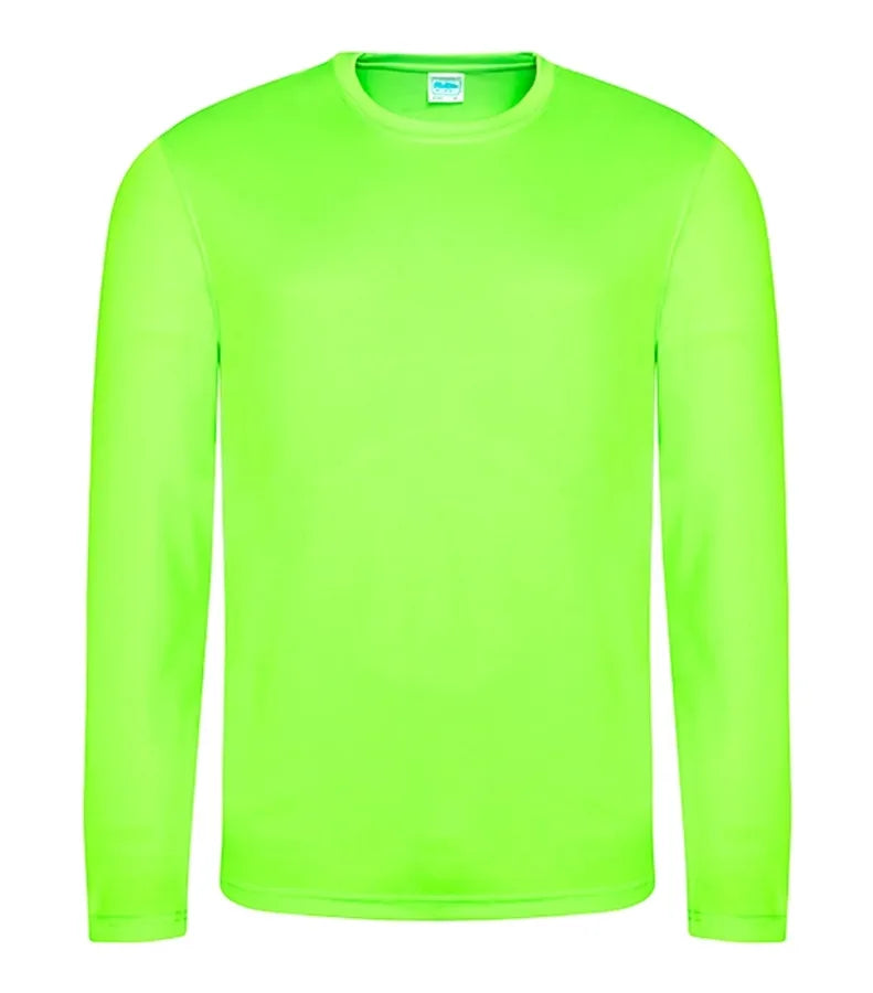 Long Sleeve Cool T ElectricGreen