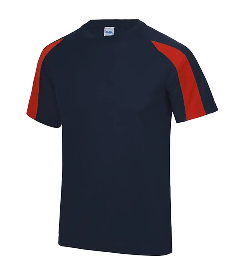 Contrast Cool T FrenchNavy/FireRed