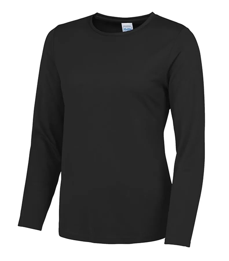 Women's Long Sleeve Cool T JetBlack