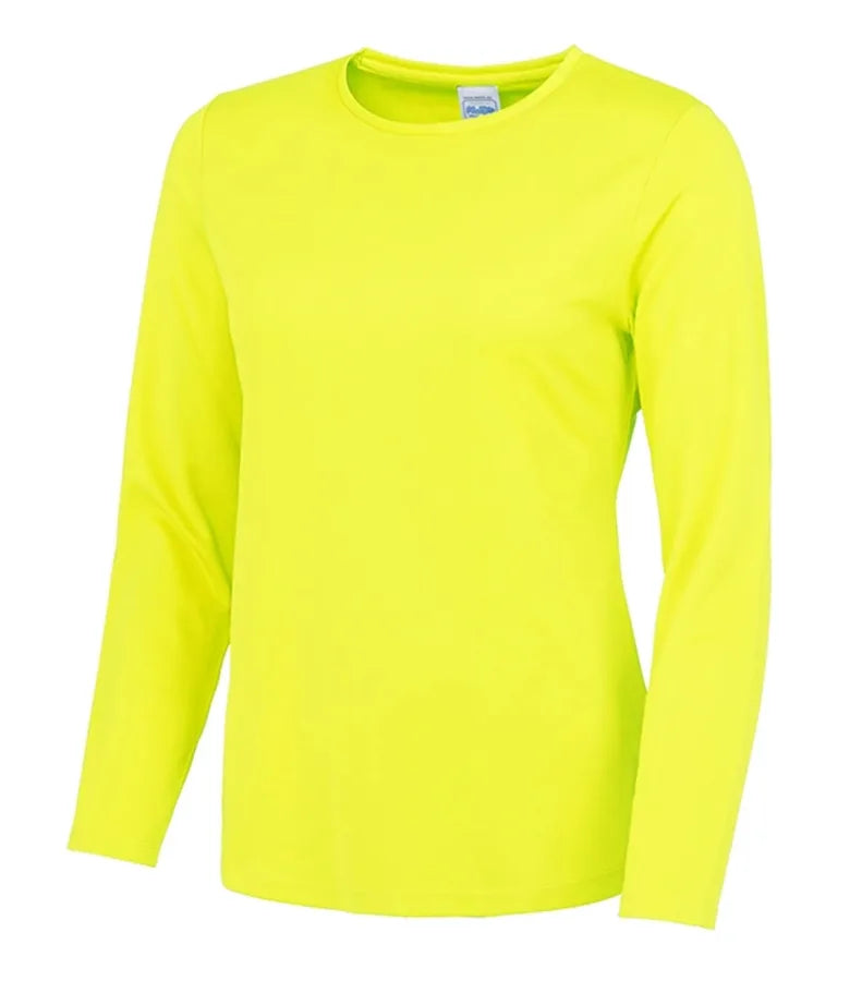 Women's Long Sleeve Cool T ElectricYellow