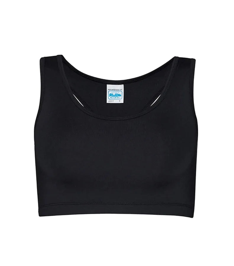 Women's Cool Sports Crop Top JetBlack