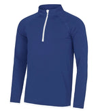 Men's Cool 1/2 Zip Sweat RoyalBlue/ArcticWhite