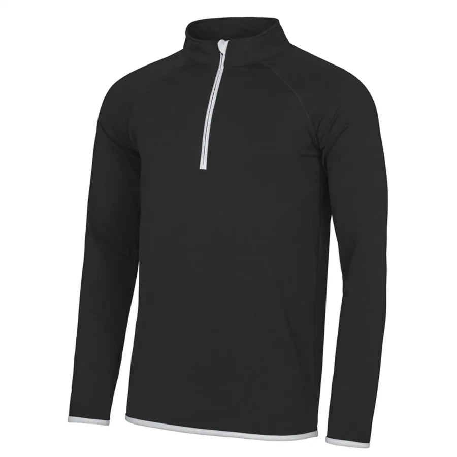Men's Cool 1/2 Zip Sweat JetBlack/ArcticWhite