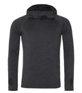 Men's Cool Cowl Neck Top BlackSlateMelange