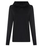 Women's Cool Cowl Neck Top JetBlack