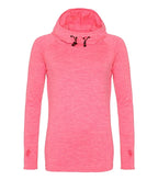 Women's Cool Cowl Neck Top ElectricPinkMelange