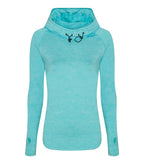 Women's Cool Cowl Neck Top OceanMelange