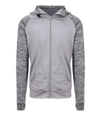 Men's Cool Contrast Zoodie Grey/GreyMelange