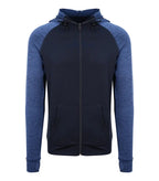 Men's Cool Contrast Zoodie Navy/NavyMelange