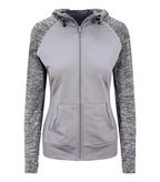 Women's Cool Contrast Zoodie Grey/GreyMelange
