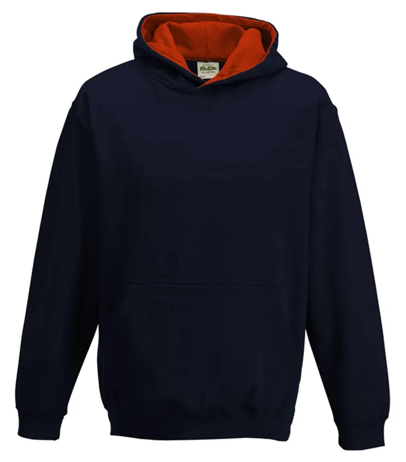 Kids Varsity Hoodie NewFrenchNavy/FireRed