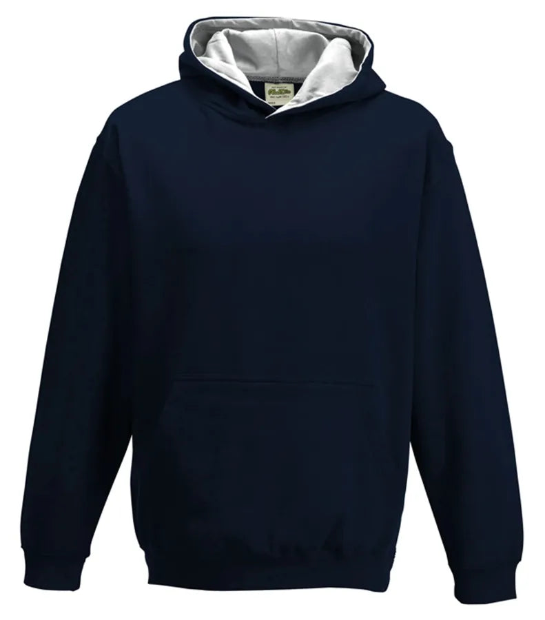 Kids Varsity Hoodie NewFrenchNavy/HeatherGrey