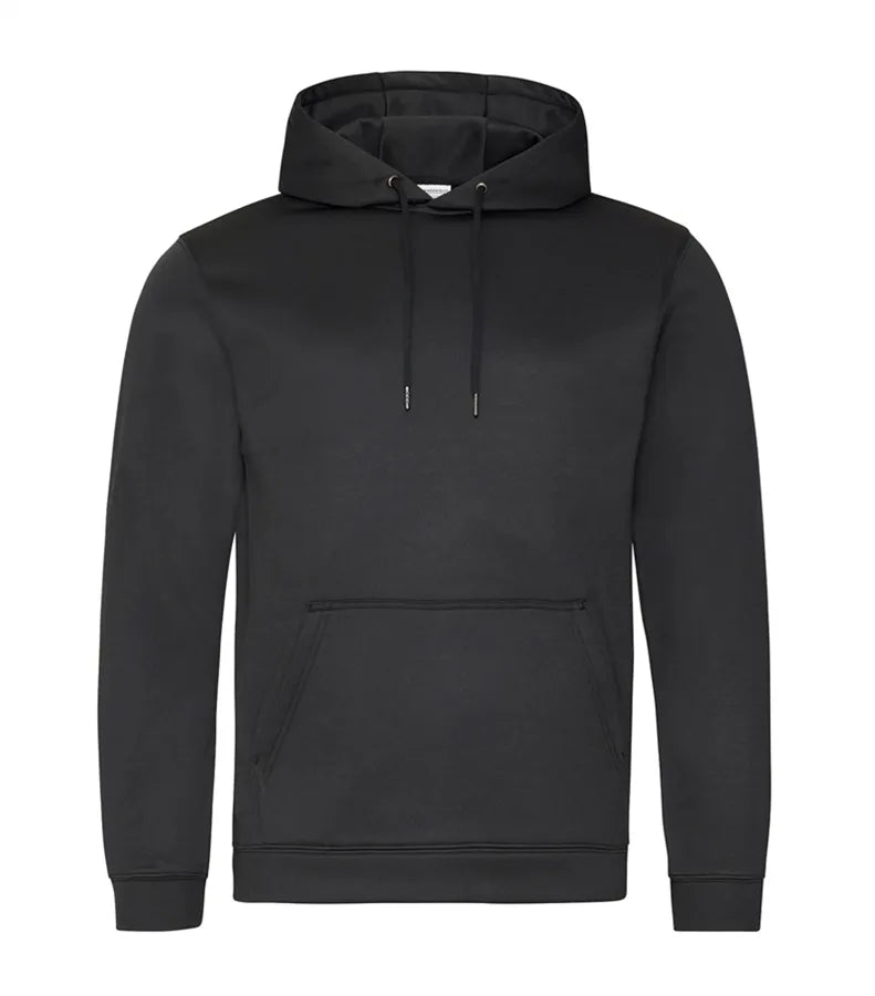Sports Polyester Hoodie JetBlack
