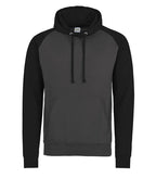 Baseball Hoodie Charcoal/JetBlack