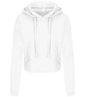 Women's Cropped Hoodie ArcticWhite
