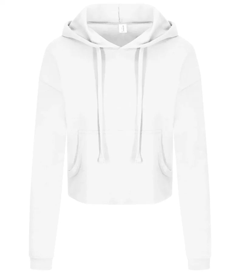 Women's Cropped Hoodie ArcticWhite