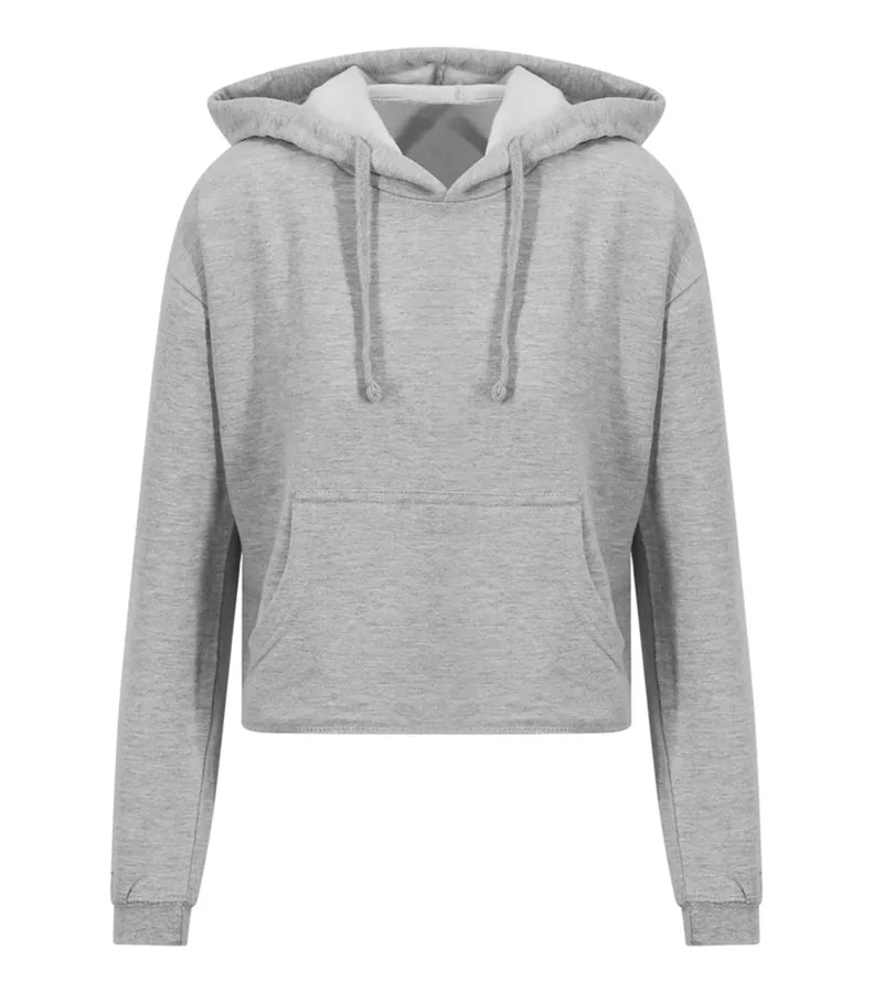 Women's Cropped Hoodie HeatherGrey