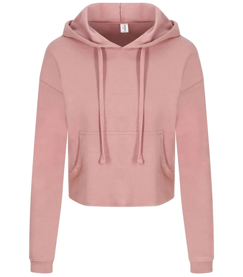 Women's Cropped Hoodie DustyPink