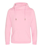 Cross Neck Hoodie BabyPink