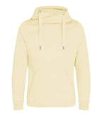 Cross Neck Hoodie VanillaMIlkshake