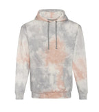 Tie-Dye Hoodie GreyPinkMarble