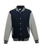 Kids Varsity Jacket OxfordNavy/HeatherGrey