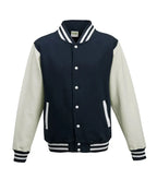 Kids Varsity Jacket OxfordNavy/White