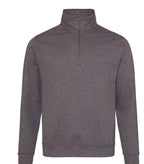 Sophomore ¼ Zip Sweat Charcoal