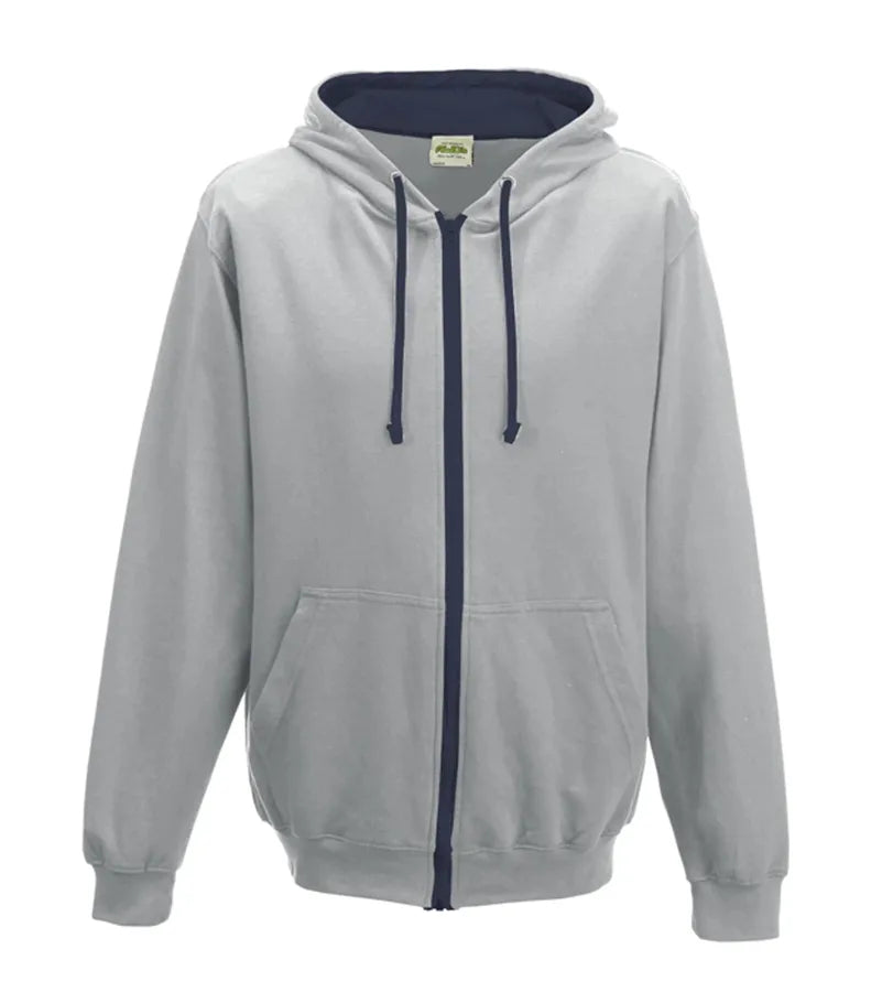Varsity Zoodie HeatherGrey/FrenchNavy