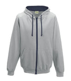 Varsity Zoodie HeatherGrey/FrenchNavy