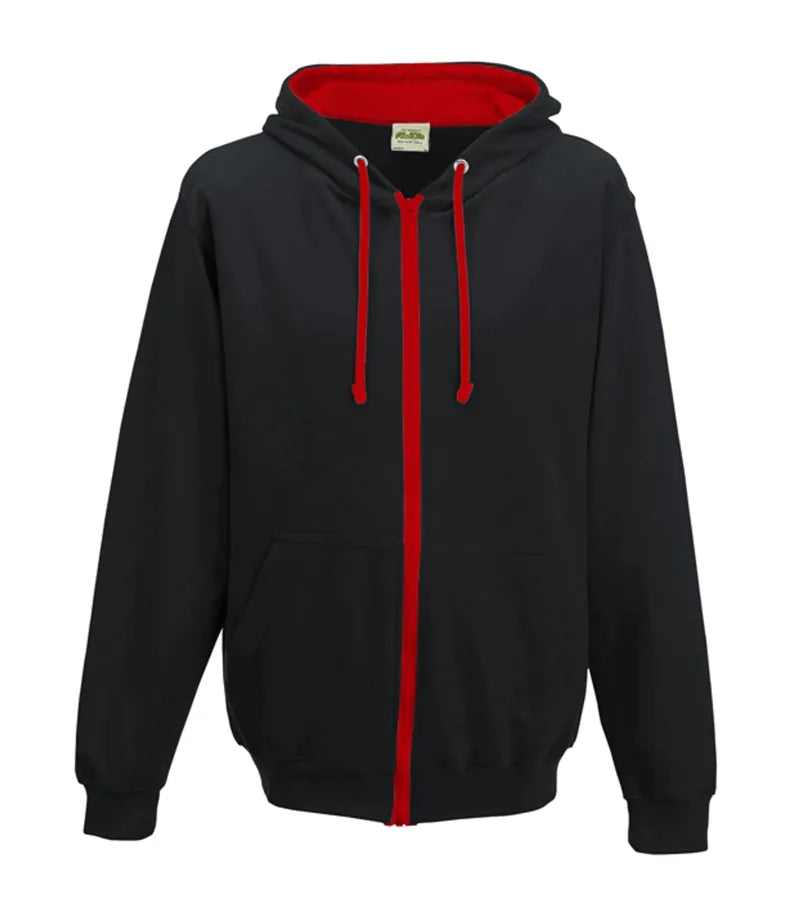Varsity Zoodie JetBlack/FireRed