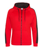 Sports Polyester Zoodie FireRed/JetBlack