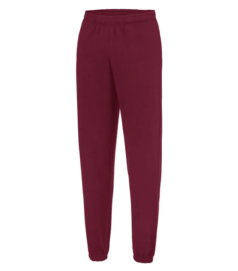 College Cuffed Jogpants Burgundy