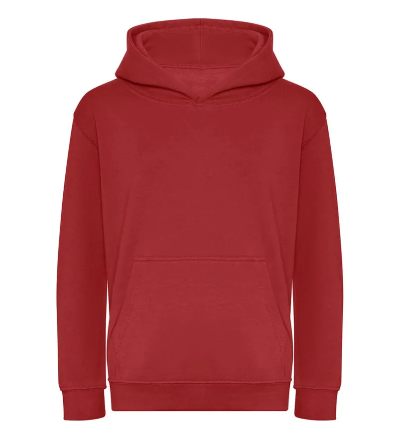Kids Organic Hoodie FireRed