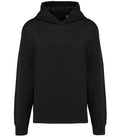 Unisex Oversized Fleece Hoodie Black