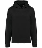 Unisex Oversized Fleece Hoodie Black