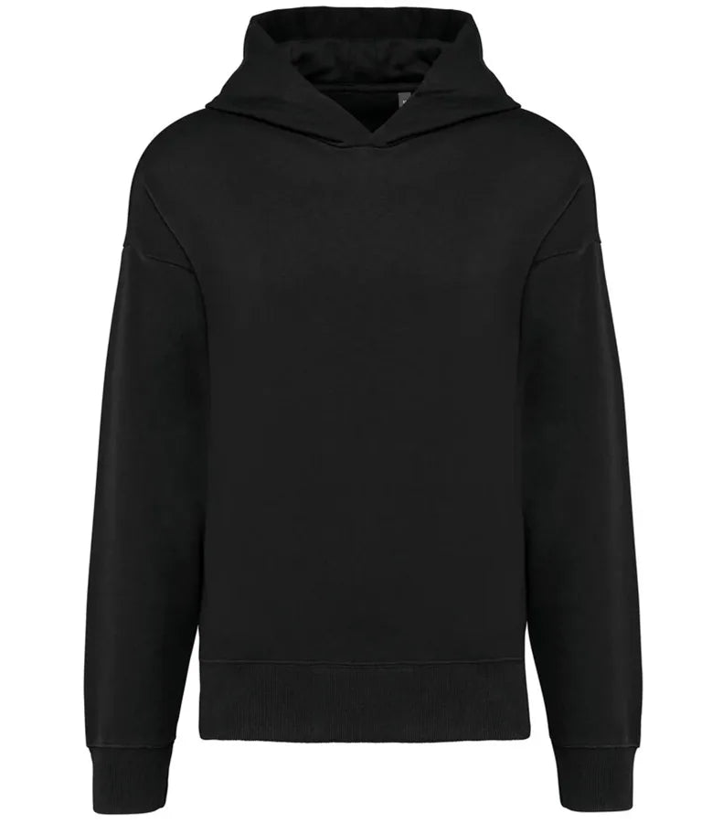 Unisex Oversized Fleece Hoodie Black