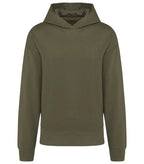 Unisex Oversized Fleece Hoodie Lightkhaki