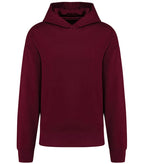Unisex Oversized Fleece Hoodie Wine