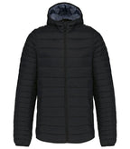 Men's Lightweight Hooded Padded Jacket Black